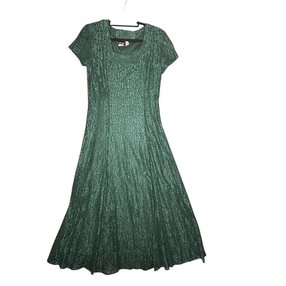 Frederick's of Hollywood Dresses & Skirts - VTG Fredericks of Hollywood Green Lace Dress Corset 11 Fairy Grunge Whimsigoth